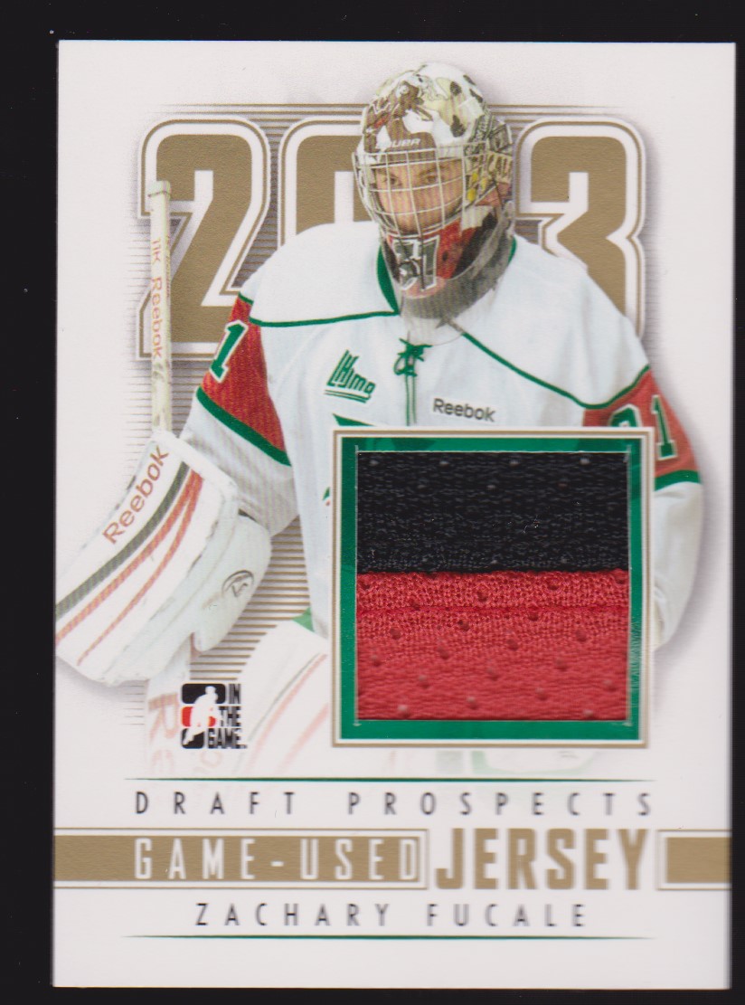 (image for) 2012-13 ITG Draft Prospects Jerseys Gold #M35 Zachary Fucale /10